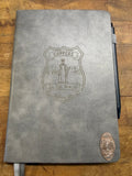 COPPERS ON THE BOWERY INSPECTED JOURNAL: Engraved Leatherette Journal
