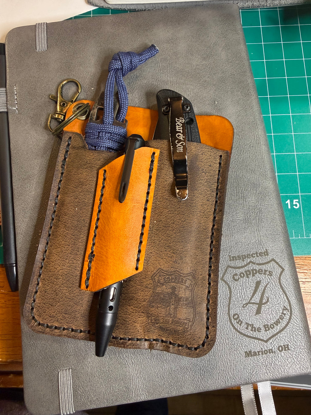 THE O.G. (Original Gangster): Leather Pocket Organizer