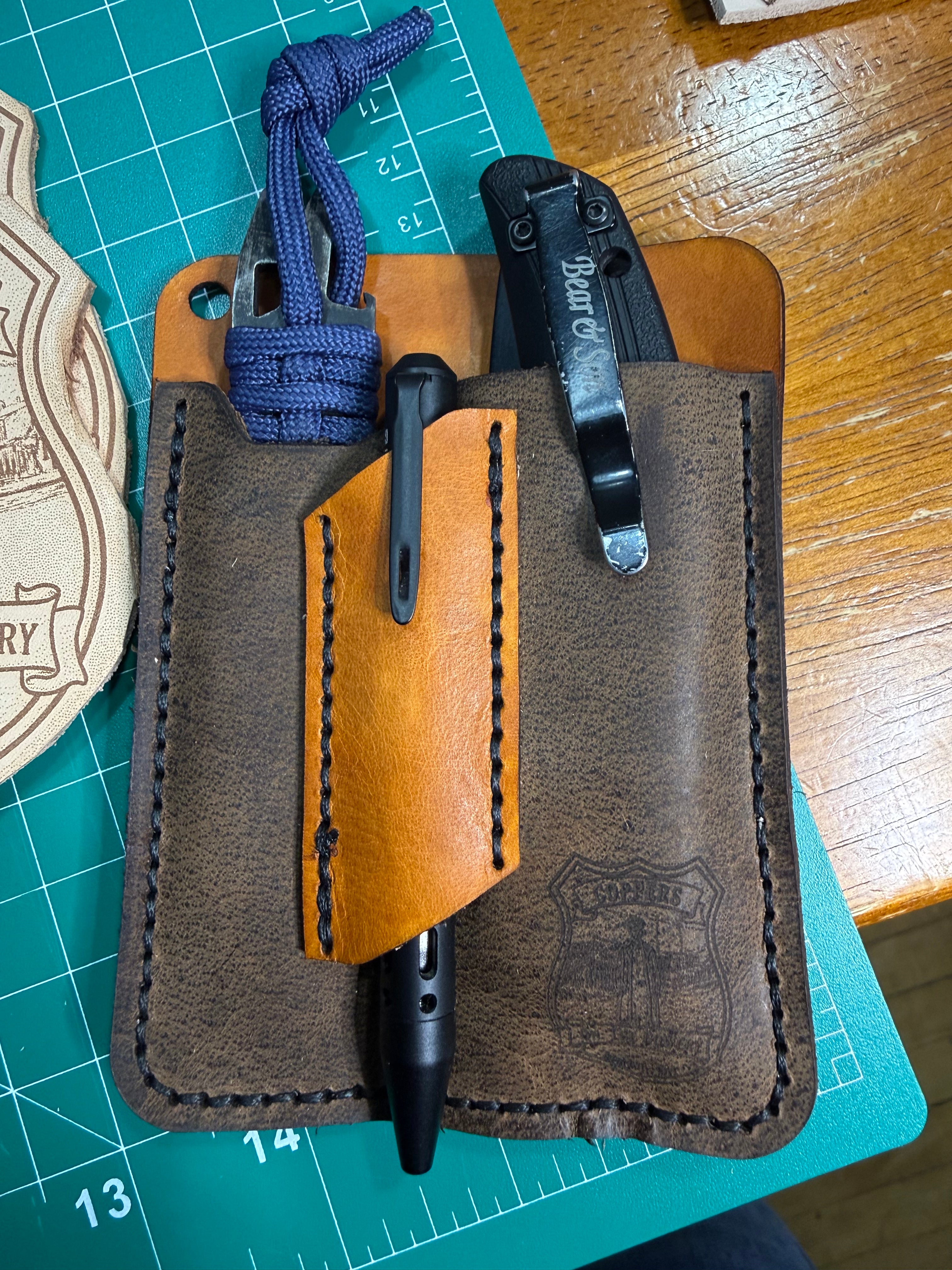 THE O.G. (Original Gangster): Leather Pocket Organizer