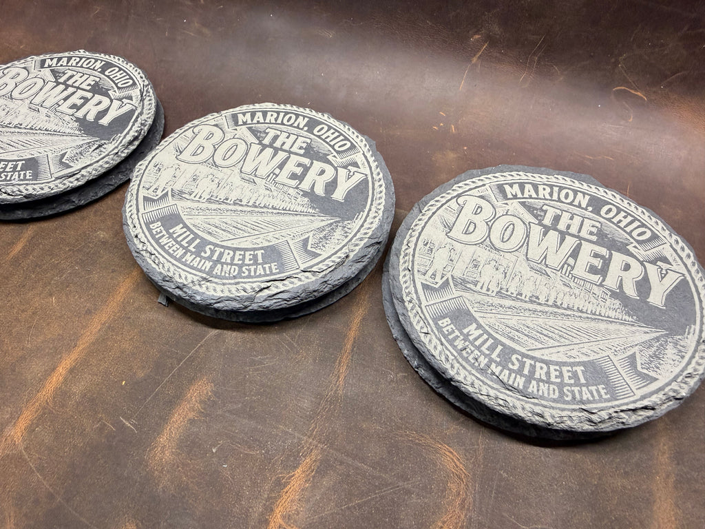 THE COLD CASE COASTER SERIES: Slate Coasters  (6 pack)