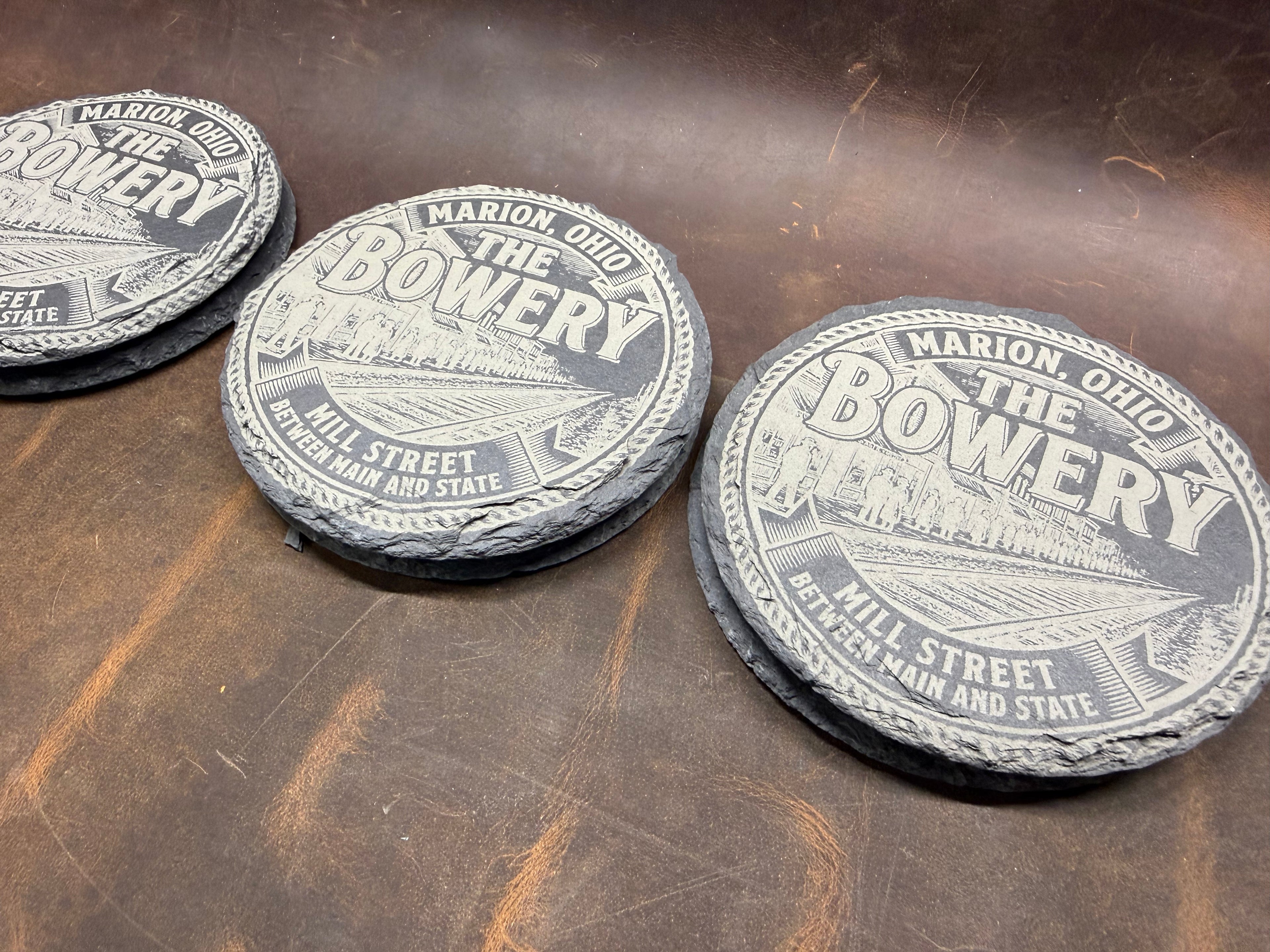 THE COLD CASE COASTER SERIES: Slate Coasters  (6 pack)