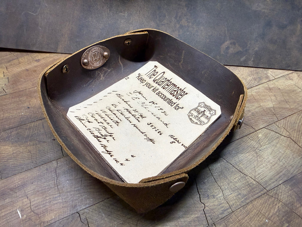 THE QUARTERMASTER: 1930 Patrolman’s Inventory Leather Valet