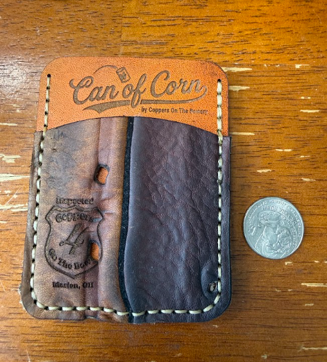 The Can of Corn Ball Glove Minimalist Wallet