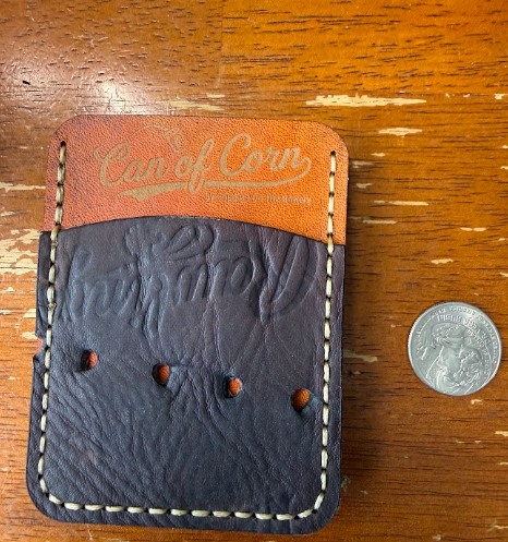 The Can of Corn Ball Glove Minimalist Wallet