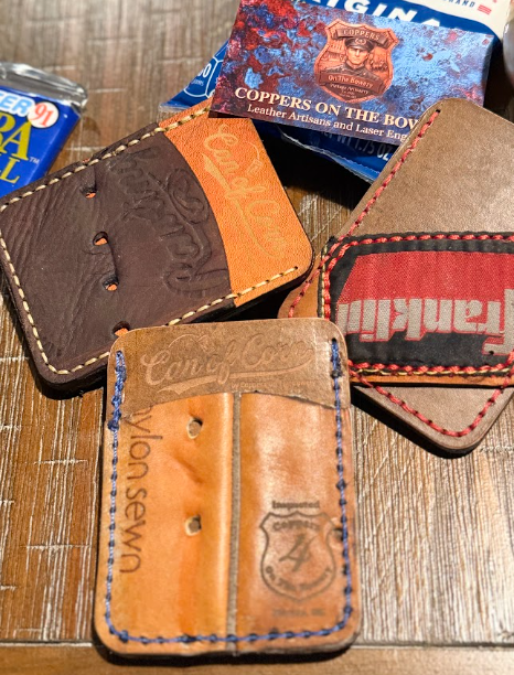 The Can of Corn Ball Glove Minimalist Wallet