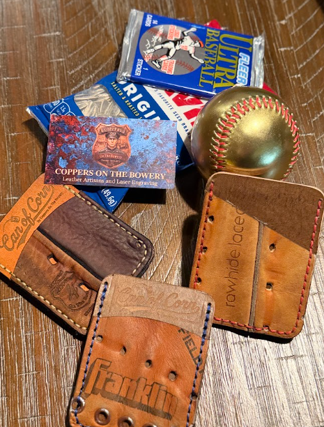 The Can of Corn Ball Glove Minimalist Wallet