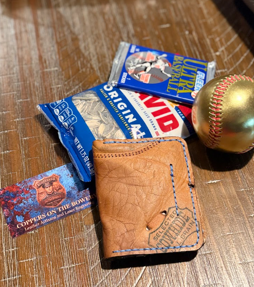 The Jake Daubert Ball Glove Bi-Fold Wallet