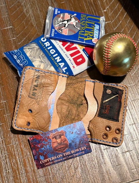 The Jake Daubert Ball Glove Bi-Fold Wallet