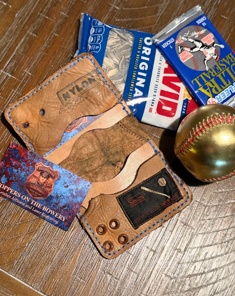 The Jake Daubert Ball Glove Bi-Fold Wallet