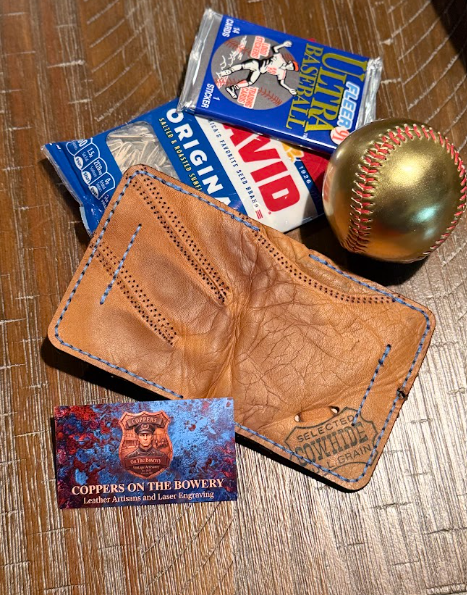 The Jake Daubert Ball Glove Bi-Fold Wallet