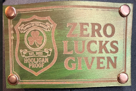 THE HOOLIGAN PROOF - IRISH PRIDE SERIES