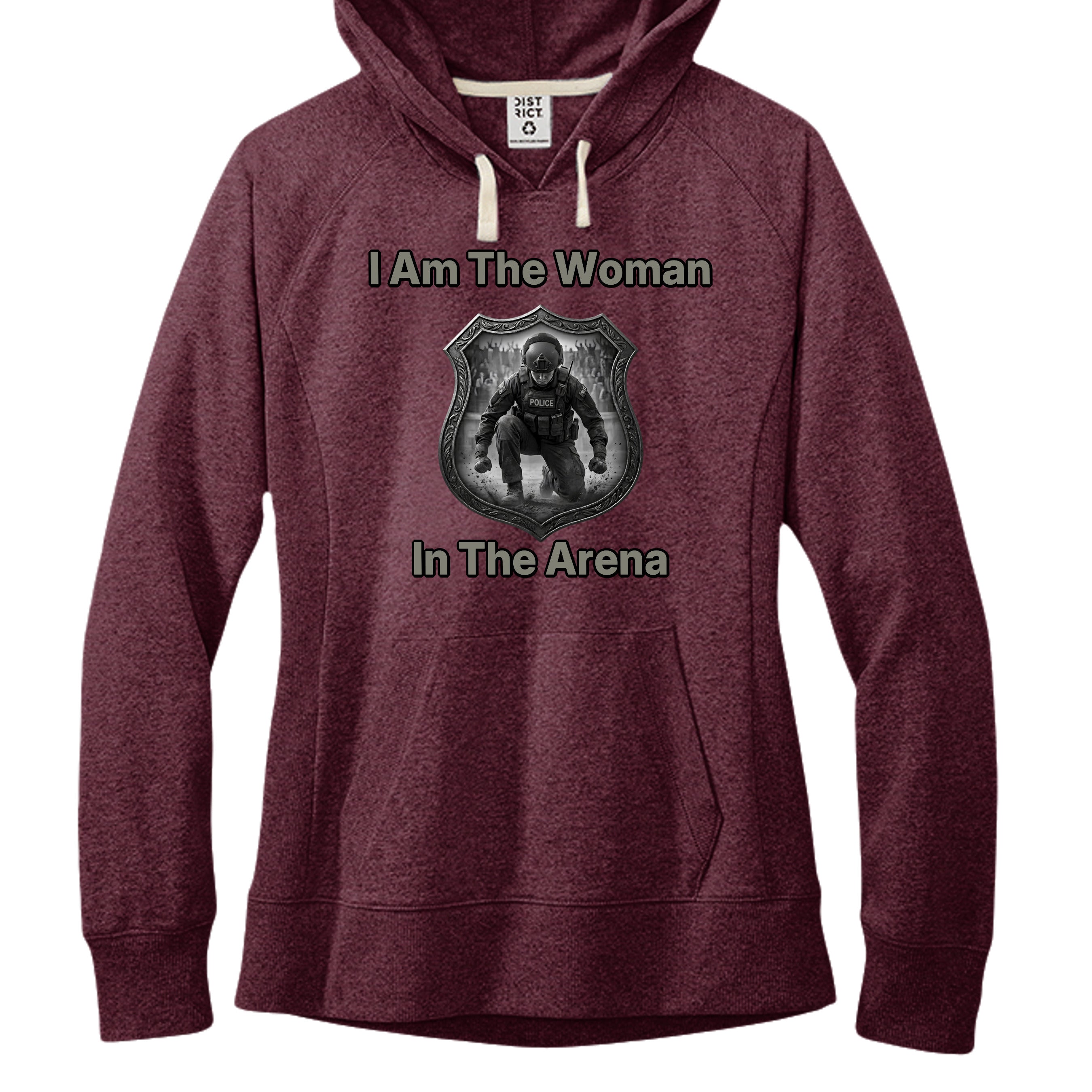 Maroon Heather - DT8101 - FRONT
