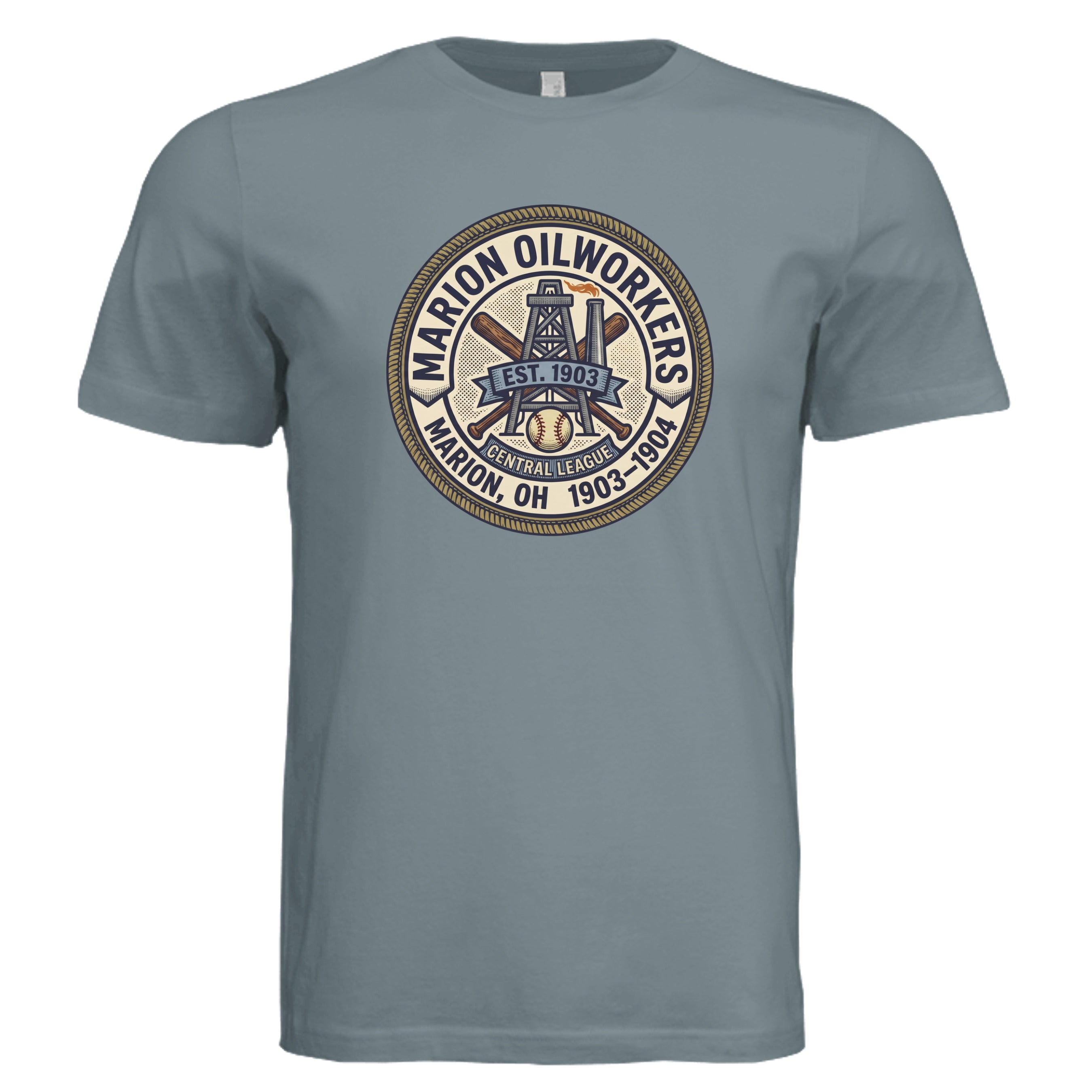 Blue Storm Triblend - 3413C - FRONT