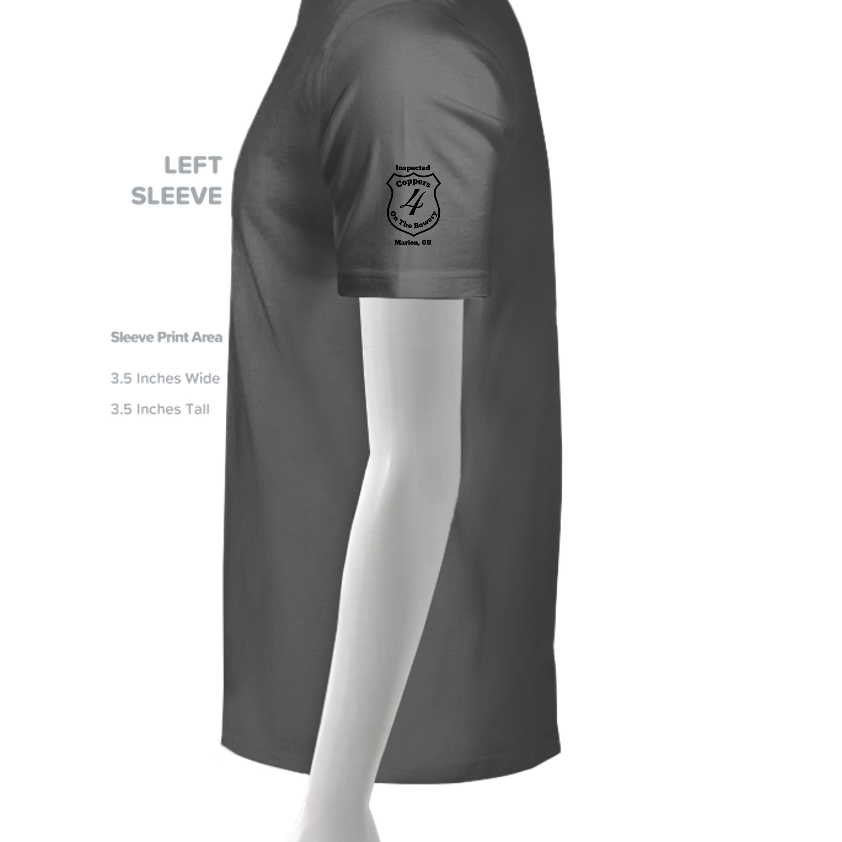 Solid Asphalt Triblend - 3413C - SLEEVE_LEFT