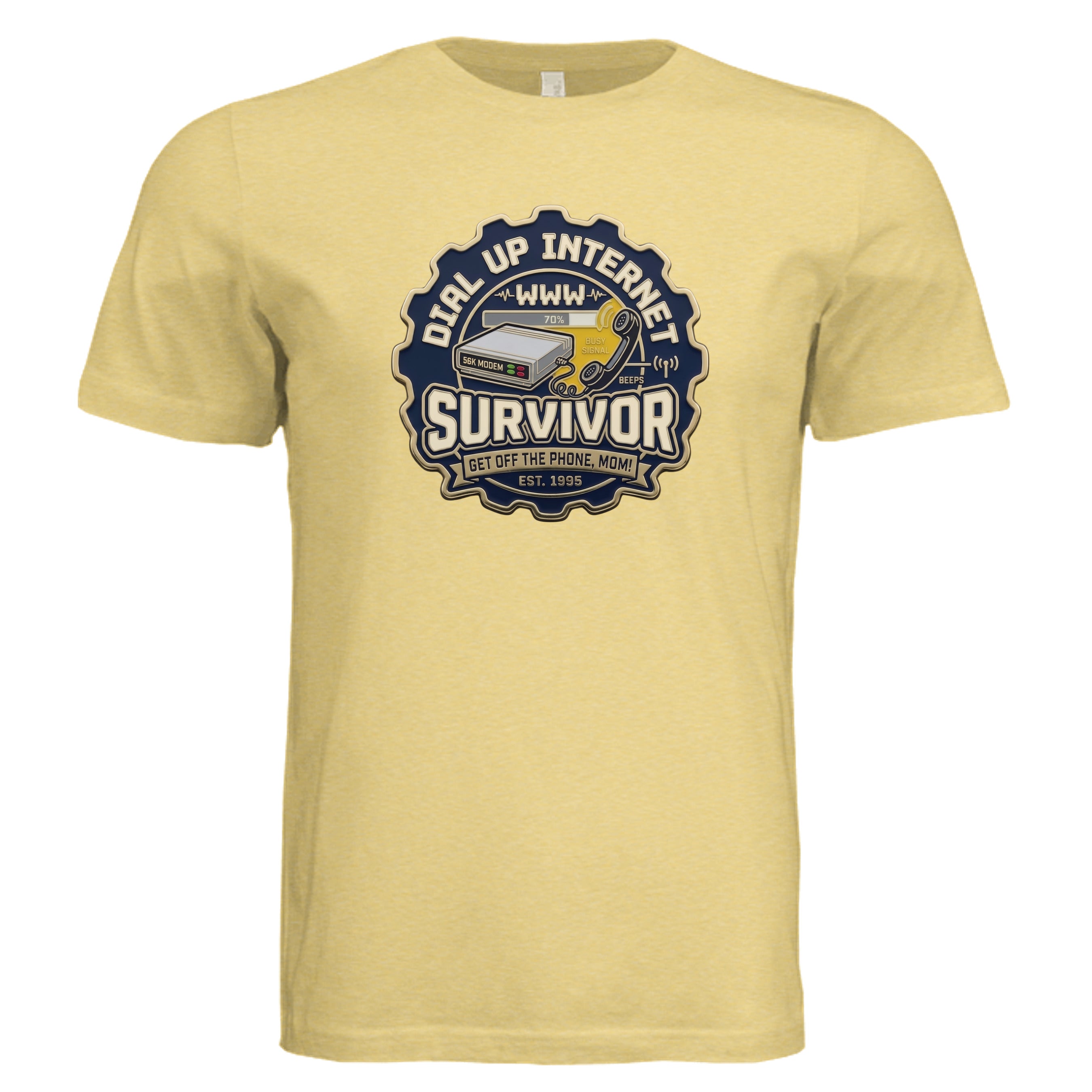 Pale Yellow Triblend - 3413C - FRONT